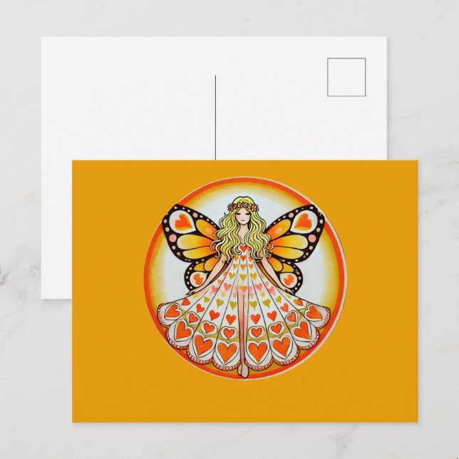 Heart Fairy                                        Postcard (Front/Back)