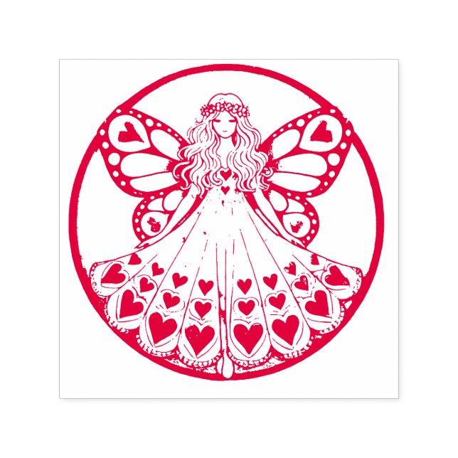 Heart Fairy                                        Self-inking Stamp (Design)