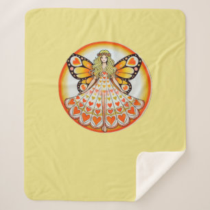 Heart Fairy Sherpa Blanket