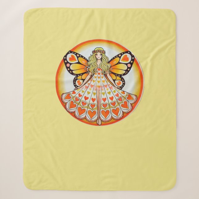Heart Fairy                                        Sherpa Blanket (Front)