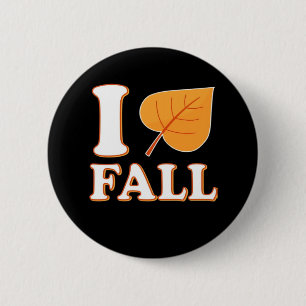 Heart Fall It’s Fall Y’all Creative Casual 6 Cm Round Badge