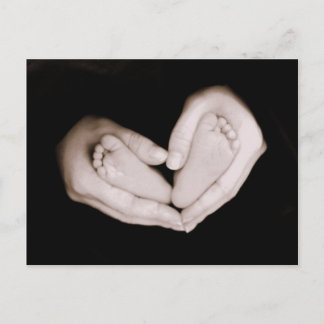 Heart Feet Postcard