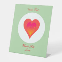 Heart Felt Love Triple Heart Shape Lt Green