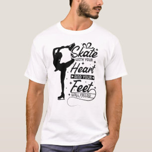 Heart Figure Skating T-Shirt