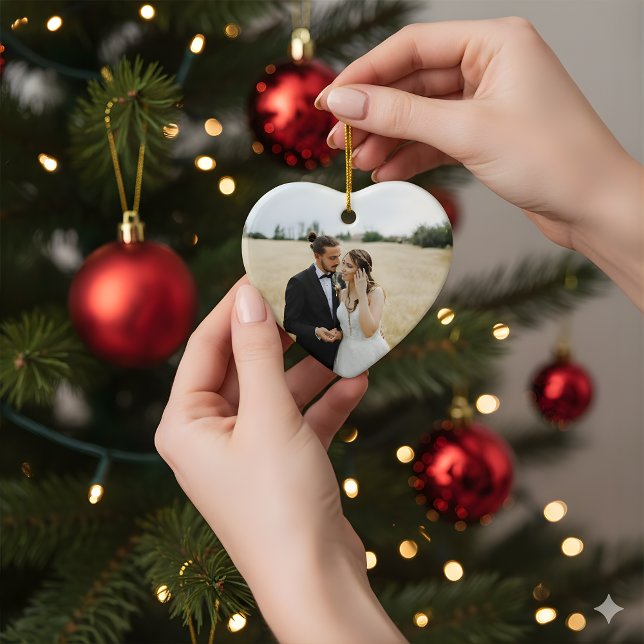 Heart First Christmas Ornament | Newlywed Photo  (Creator Uploaded)