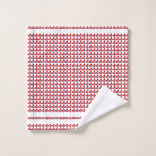 Heart Flag Norwegian Wash Cloth