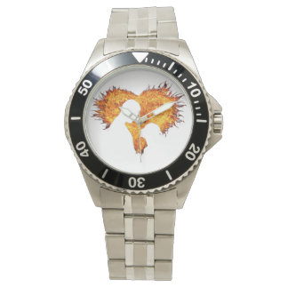 Heart flame men’s watch 