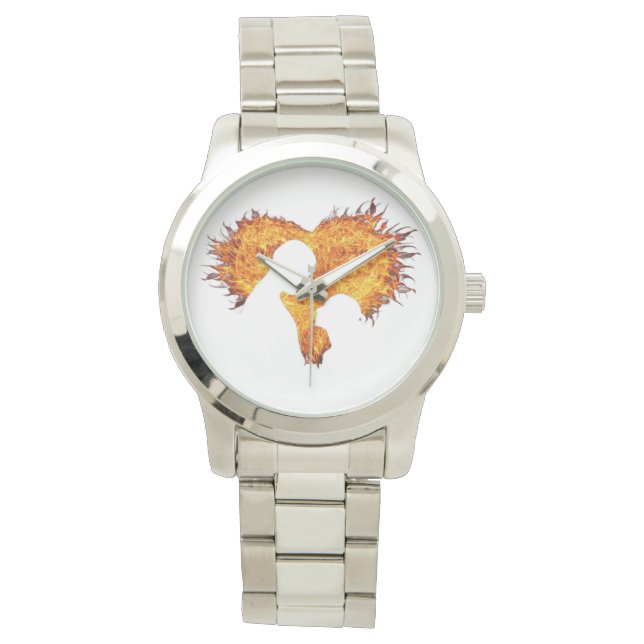 Heart flame women's watch  (Front)