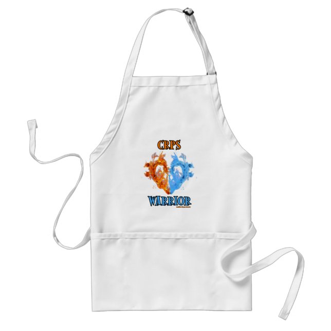 Heart/Flames...CRPS Standard Apron (Front)
