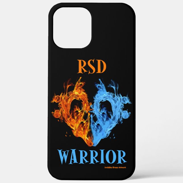 Heart/Flames...RSD Case-Mate iPhone Case (Back)