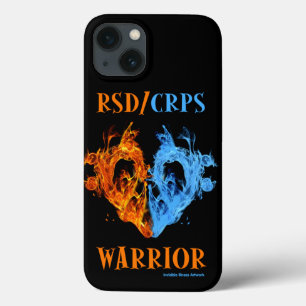 Heart/Flames...RSD/CRPS iPhone 13 Case