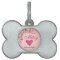 Heart & Flower Dog Tag