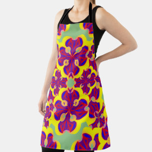 Heart Flowers by Kenneth Yoncich Apron