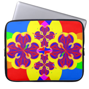Heart Flowers by Kenneth Yoncich Laptop Sleeve