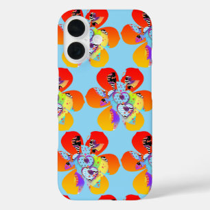 Heart Flowers iPhone 16 Case