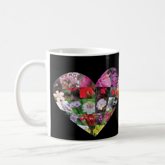 Heart_Flowers Coffee Mug (Left)