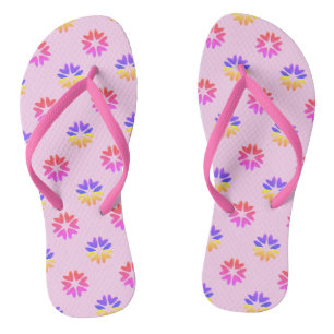 Heart Flowers Pattern Thongs