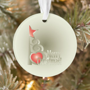 Heart for Christmas Ornament