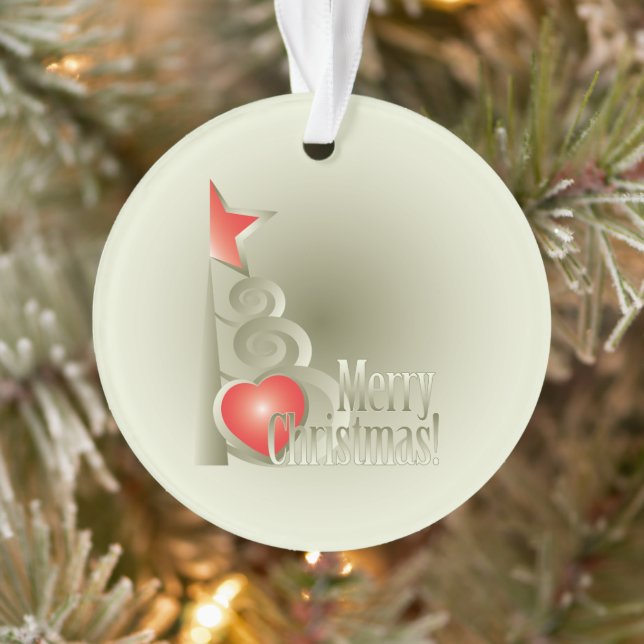 Heart for Christmas Ornament (Tree)