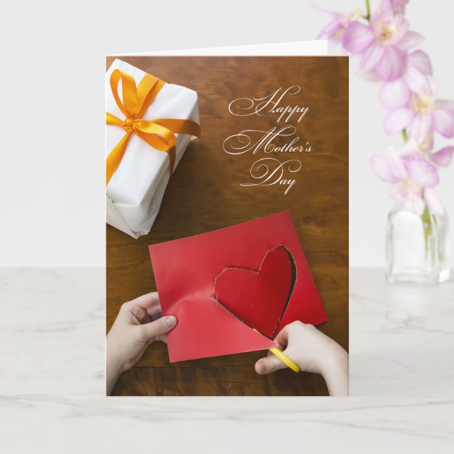 Heart for Mum - expression of Love & Appreciation  Card (Orchid)