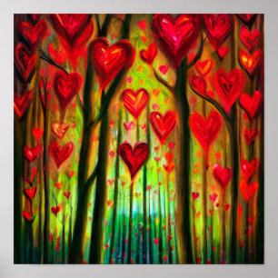 Heart Forest Poster