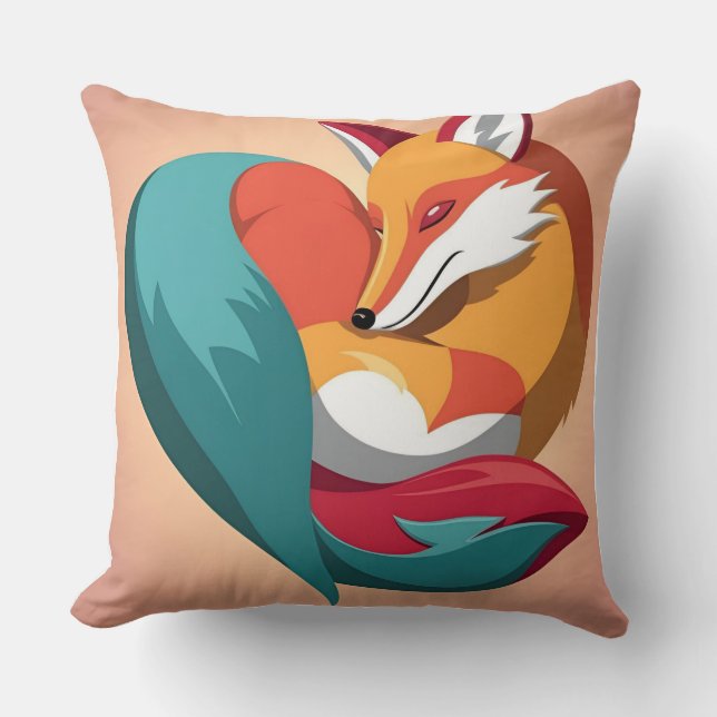 Heart Fox for Mother's Day Cushion (Front)