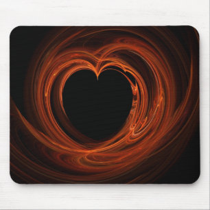 Heart Fractal Mouse Pad