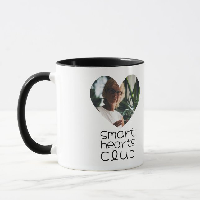 Heart Frame Photo Mug Teacher Appreciation Gift (Left)