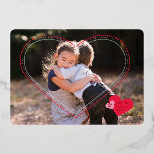 Heart Frame Valentine's Day Photo Card