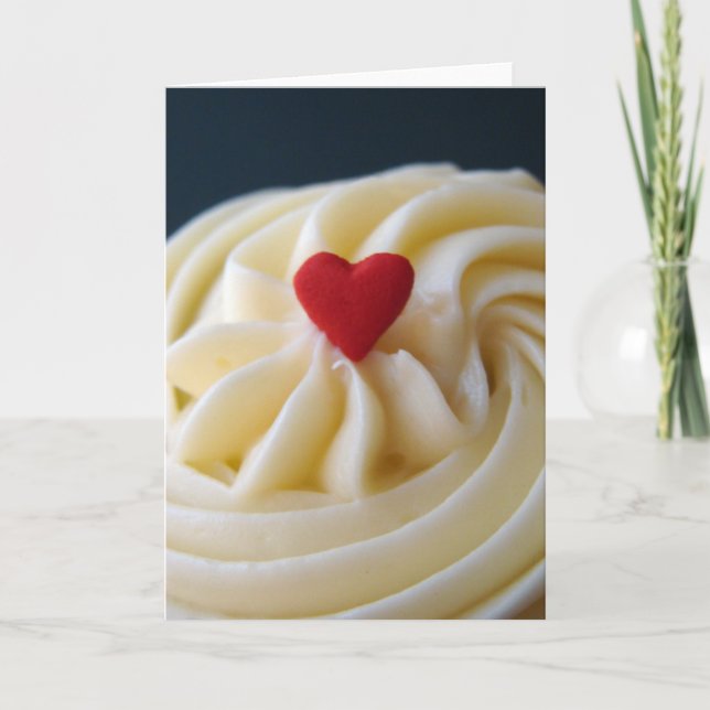 Heart Frosting Holiday Card (Front)