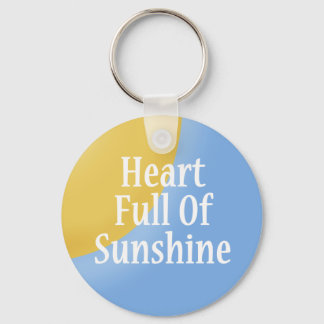 Heart Full of Sunshine Key Chain