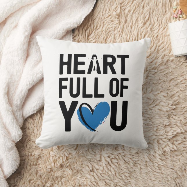 Heart Full of You | T-shirt Cushion (Blanket)