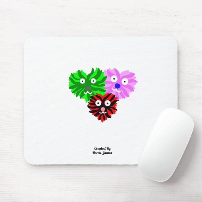 Heart Fuzzies Mouse Pad (With Mouse)