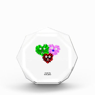 Heart Fuzzies Octagonal Photo Block