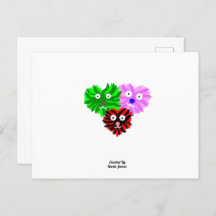 Heart Fuzzies Postcard