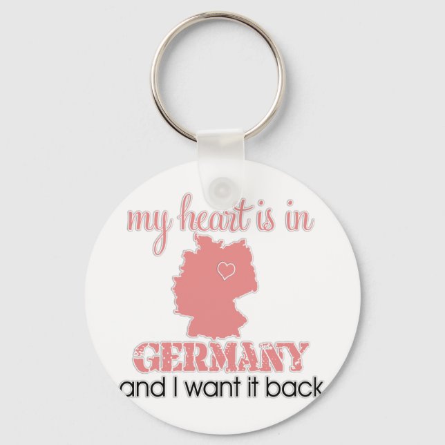 Heart Germany Key Ring (Front)