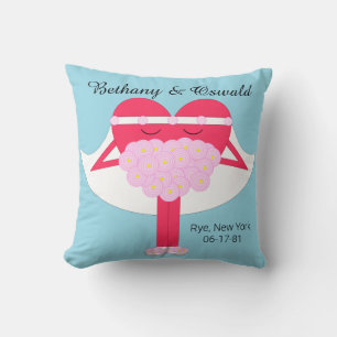 Heart Getting Married Anniversary Cushion