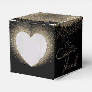 Heart gift box with sandy color