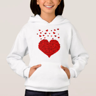 Heart Girl's Pullover Hoodie
