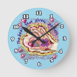 Heart Gives Christian Clock