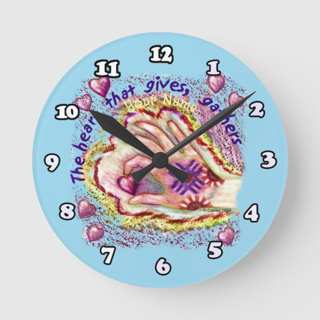 Heart Gives Clock (Front)