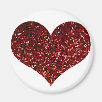 Heart Glittery Red Glitter Sparkly Pattern Wedding