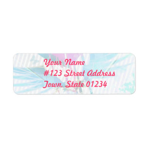 Heart Graffiti Mailing Label Return Address Label
