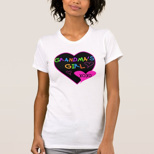 Heart Grandma's Girl T-shirts and Gifts (Front)
