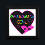 Heart Grandma's Girl T-shirts and Gifts Gift Box<br><div class="desc">Pretty heart and text design Grandma's Girl T-shirts,  stickers,  keychains,  tote bags,  magnets,  and other items that grandma's girl issure to love.</div>