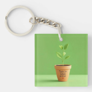 Heart-Grown Teacher Joy Key Ring