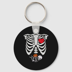 Heart Halloween Costumes Baby Key Ring