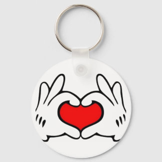 Heart Hand  Key Ring