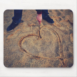 Heart, Hand, Nature Mouse Pad
