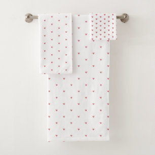Heart hand towel